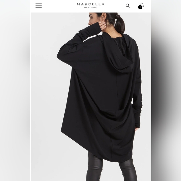 Marcella NYC Firenze Hoodie XXL Black - Picture 3 of 5
